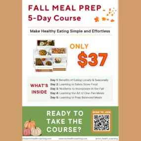 Fall Meal Prep 5 Day Course