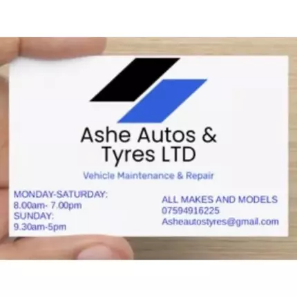 Logo van Ashe Autos & Tyres LTD