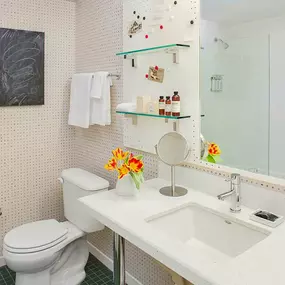 Guest room bath
