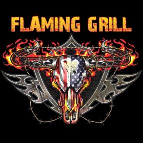 Bild von Flaming Grill Barbecue