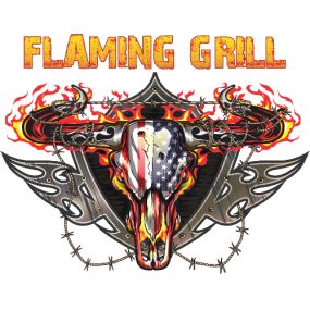 Bild von Flaming Grill Barbecue