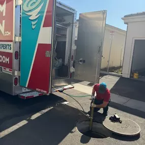 Hydro-Jetting Commercial Sewer Line