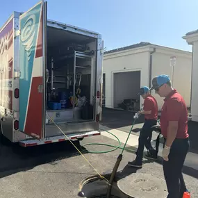 Hydro-Jetting Commercial Sewer Line