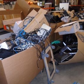 Electronics ready for recycling