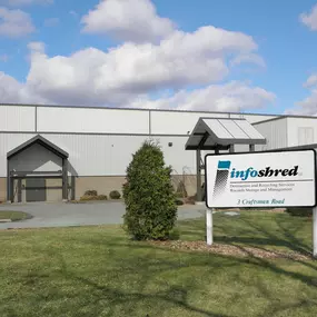 Infoshred's building in East Windsor, Connecticut