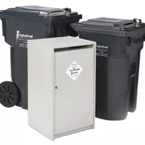 Infoshred Shredding collection containers