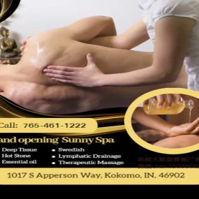 Massage techniques are commonly applied with hands, fingers, 
elbows, knees, forearms, feet, or a device. 
The purpose of massage is generally for the treatment of 
body stress or pain.