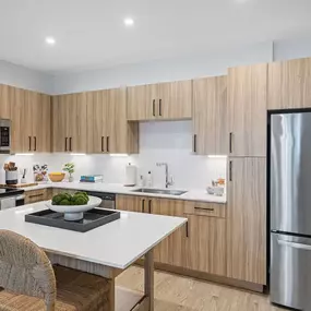 Kitchen and dining area