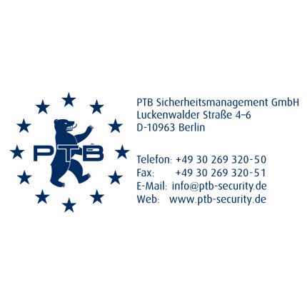 Logotyp från PTB Sicherheitsmanagement GmbH