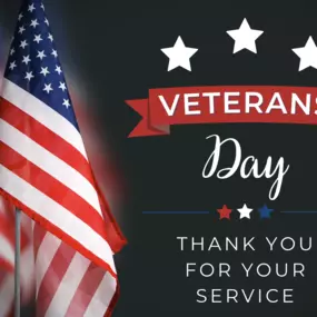 The office is closed today out of respect for our veterans. Thank you for your service! ????????????