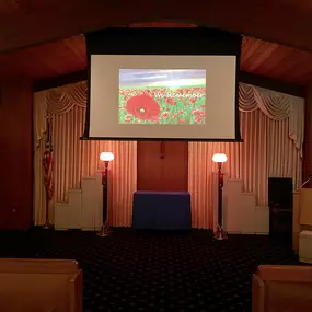 Audio/Video Setup Grissom's Chapel & Mortuary
267 E Lewelling Blvd, San Lorenzo, CA 94580