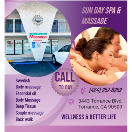 Logo fra Sun Day Spa & Massage