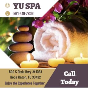 At YU SPA located in Boca Raton, FL, our quiet and relaxing rooms offer a serene escape from the hustle and bustle of everyday life. With soothing music playing softly in the background, our professional team ensures a tranquil environment where you can unwind and rejuvenate. Whether you seek a moment of peace or are indulging in a pampering session, our calming ambiance and attention to detail guarantee a truly restorative experience.