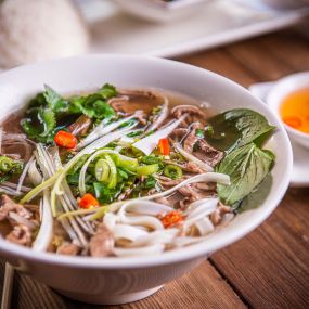 Heartwarming, fresh Vietnamese curry and noodle soups Vegan and Gluten free friendly