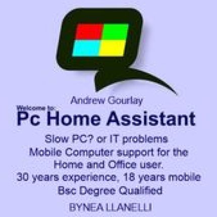 Logo from Pc Home Assistant - Andrew Gourlay BSc (Hons) Computer repair and CCTV Installer