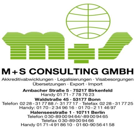 Logo from M+S Consulting GmbH