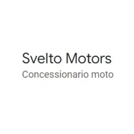 Logo van Svelto Motors Concessionario Moto e Scooter