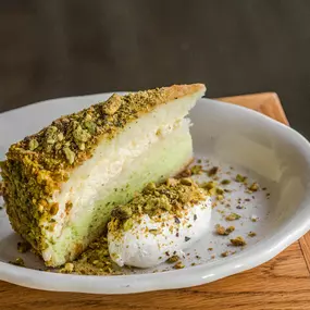 Pistachio Ricotta Torte