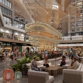 Interior rendering of The Center in Atlanta