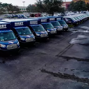 Best Home Services vans