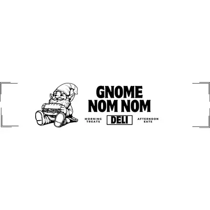 Logo van Gnome Nom Nom Deli- Morning Treats Afternoon Eats