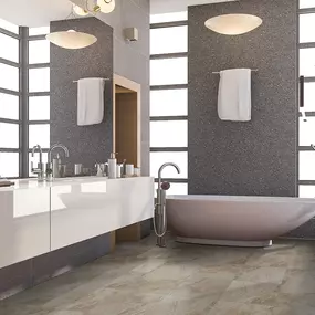 Elevate your bathroom or kitchen with our high-quality tiles and stones. Visit us in Savage for inspiration!