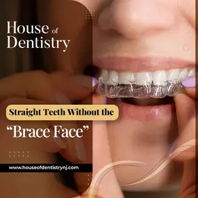 Looking for a comfortable, discreet, and effective way to straighten your teeth in Metuchen, NJ? Look no further than Invisalign at House of Dentistry. Our team is dedicated to helping you achieve a smile you'll love. Schedule your Invisalign consultation today and start your journey towards a radiant, confident smile. Contact us now to book your appointment with our Invisalign dentist in Metuchen, NJ and experience the benefits of Invisalign.