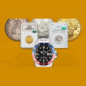 Luxury Watch, Rare Coins, Gold & Silver Rounds