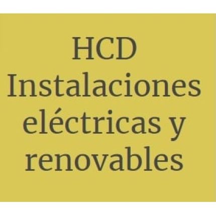 Logo van HCD Instalaciones Eléctricas Y Renovables