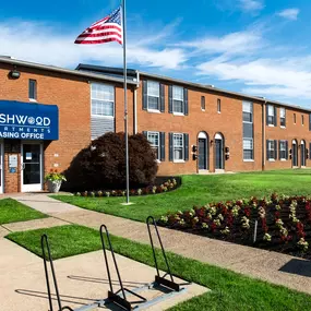Leasing Center Exterior at Rushwood Apartments in Northeast Philadelphia