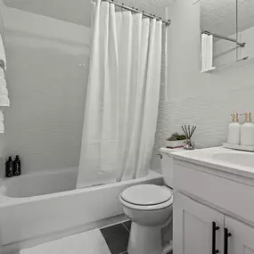 Bathroom at Rushwood Apartments in Northeast Philadelphia