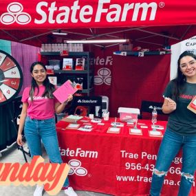 Join the fun with Trae Pena from State Farm at our booth! Let us take care of all your insurance needs.