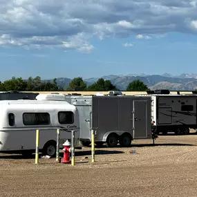 Open vehicle parking outside of Boulder, Colorado