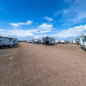 Affordable RV storage facility in Colorado