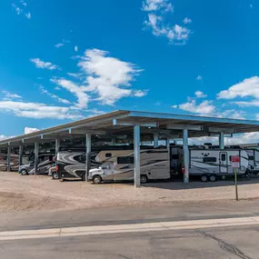 Outdoor RV parking just east of I-25