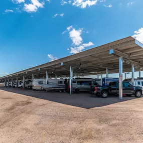 Boat parking near Cherry Creek Lake