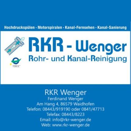 Logotyp från RKR-Wenger Rohr- und Kanalreinigung