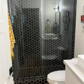 Custom shower door