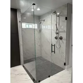 Custom shower door