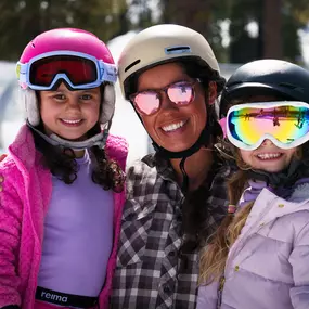 Sunny days and all smiles with our ski and snowboard instructors at Snow Valley.