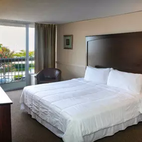 View of the Chesapeake hotel room at Yorktown Beach Hotel.