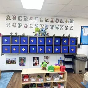 sunrise preschools classroom cubbies