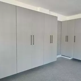 Silver Garage Cabinets