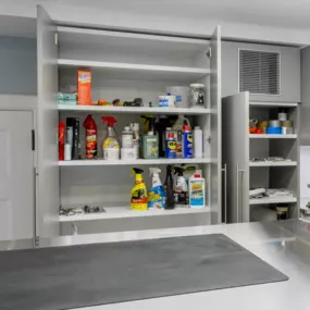 Sleek Garage Cabinets and Storage