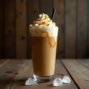 A delicious Caramel Macchiato