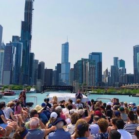 The only tour that goes all the way to the locks on the main branch, Chinatown on the south branch, & Goose Island on the north branch. You’ll see the most on this tour.