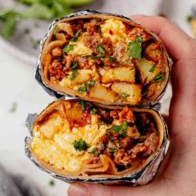 Empieza Tu Dia Kon Huevos- Burritos de Desayuno