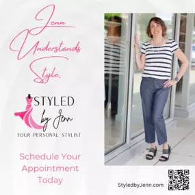 Jenn understands style! Schedule your consultation call today and let's get started right away.