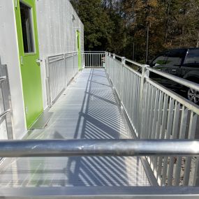 Hand Rails on ADA Compliant Ramp