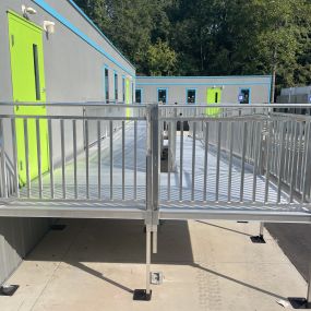 Railings on Mobility Ramp from Go Ramps